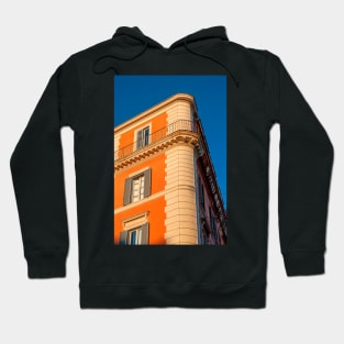 Late Afternoon Glow, Deep Blue Sky Hoodie